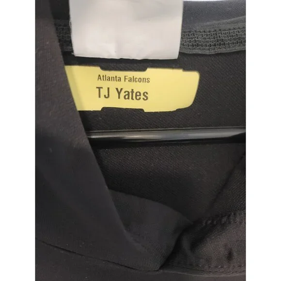 NIKE ATLANTA FALCONS TEAM PLAYER ISSUED HOODIE BLACK Men’s L TJ Yates - Picture 5 of 9
